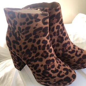 Leopard Booties